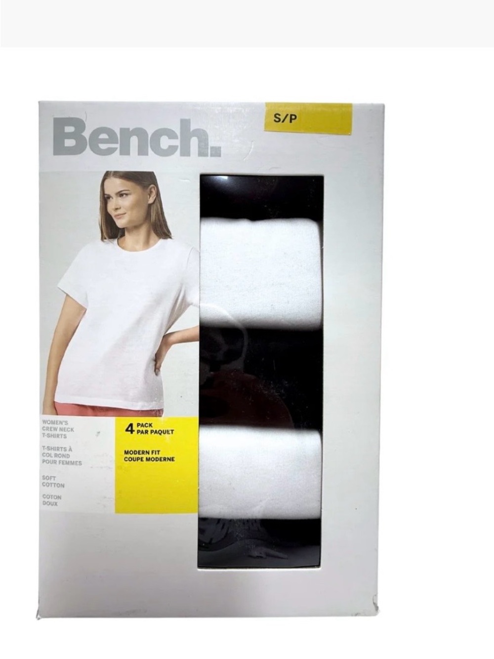 Bench 4 pack crew neck 100% cotton T shirts new sealed